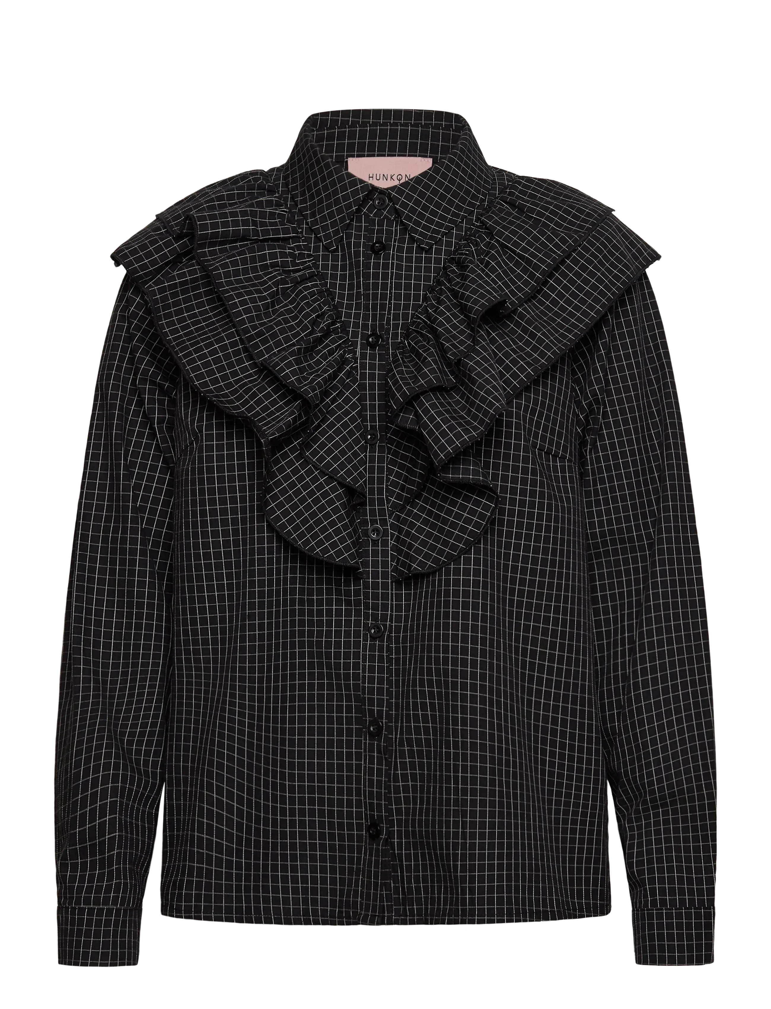 HUNKØN Luca Shirt Schwarz - S - Damen