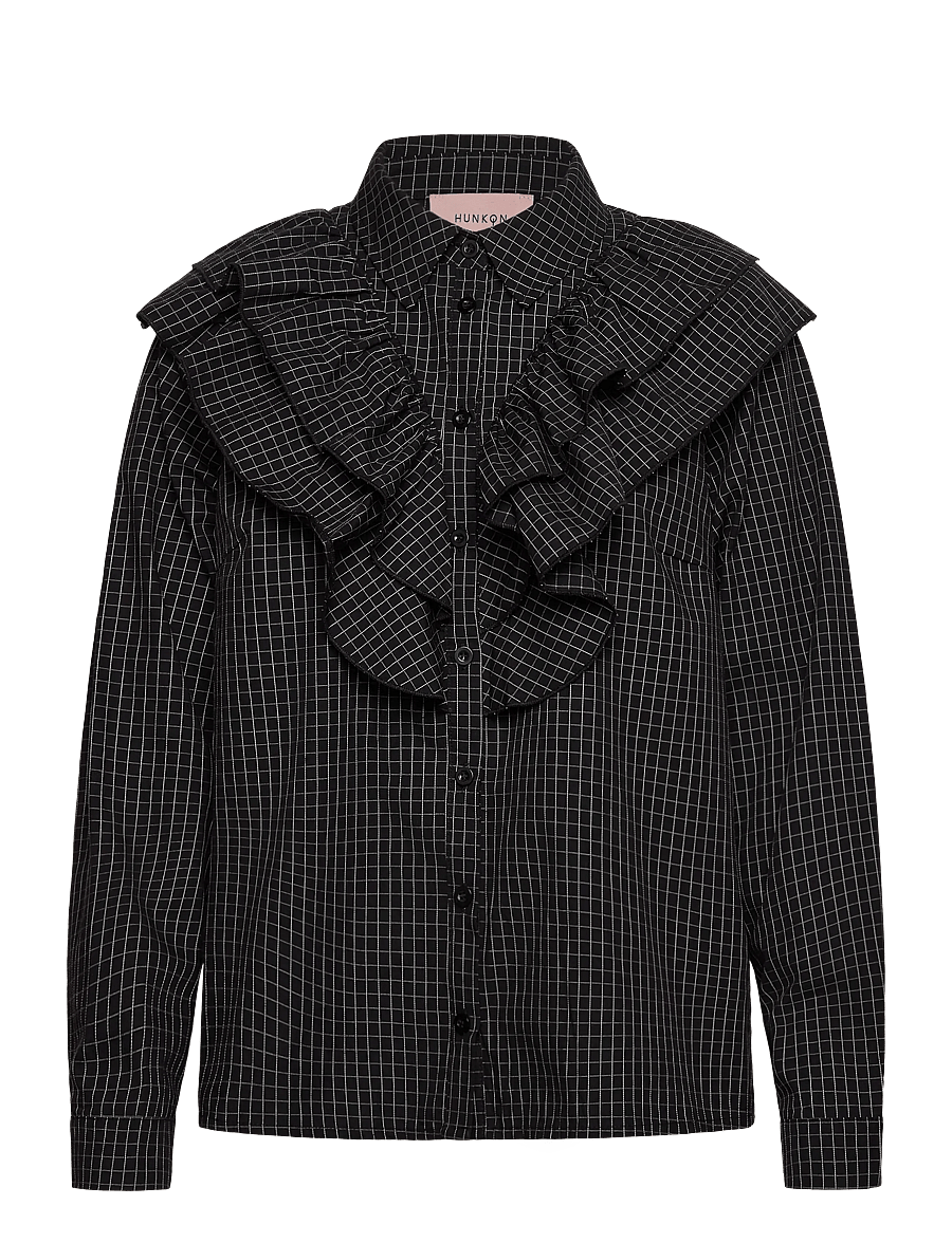 Hunkøn - Luca Shirt - langerma skyrtur - black - 1