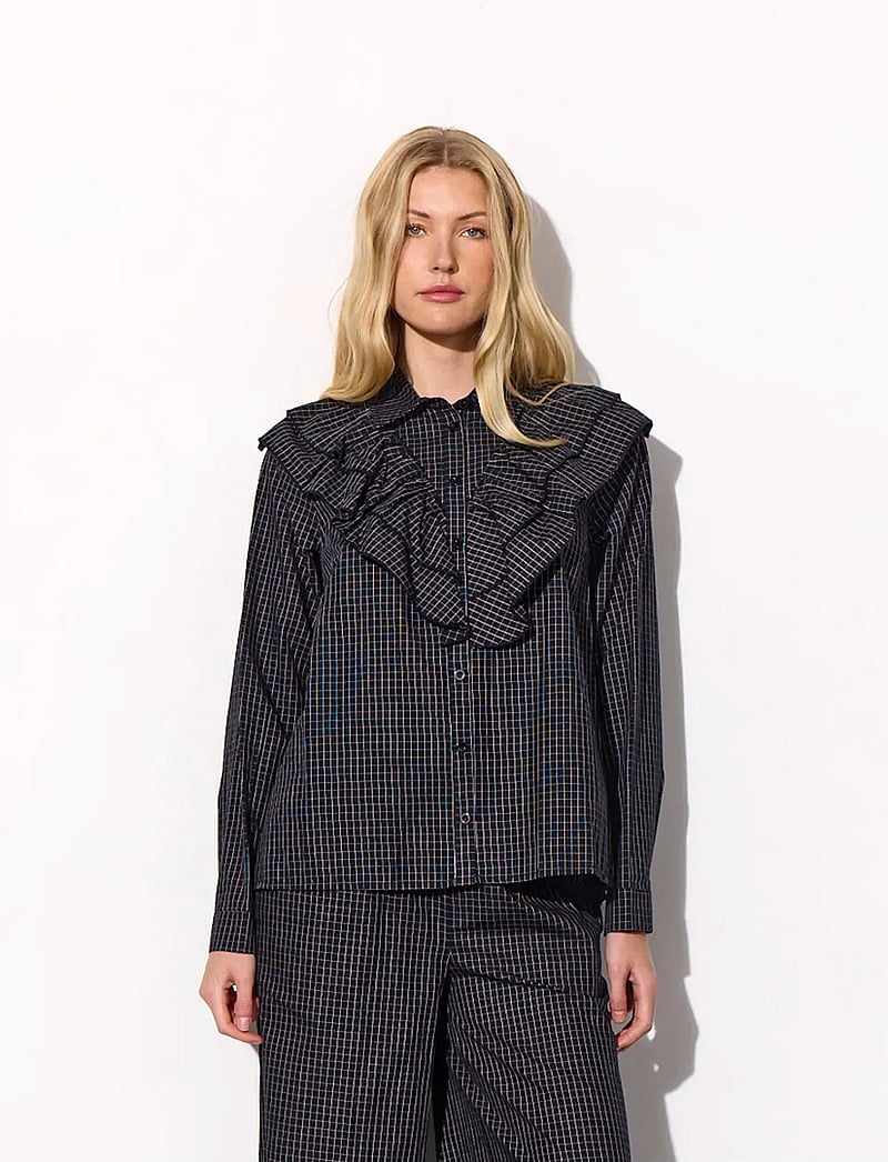 Hunkøn - Luca Shirt - långärmade skjortor - black - 0