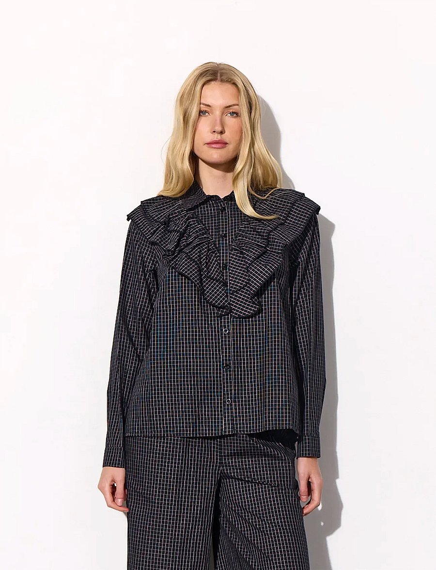 Hunkøn - Luca Shirt - langerma skyrtur - black - 0