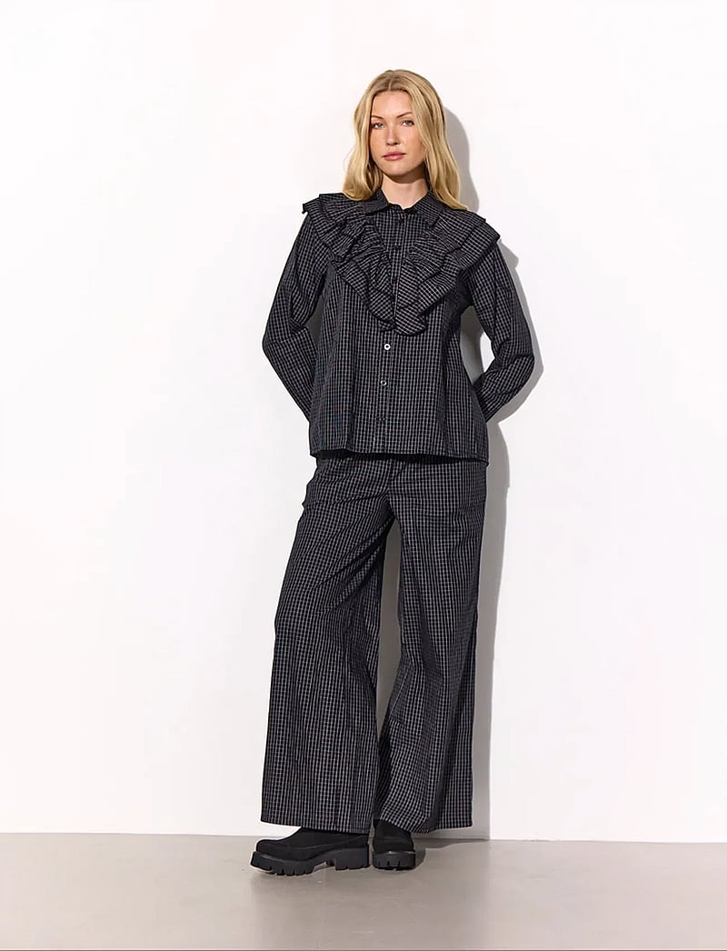 Hunkøn - Luca Shirt - långärmade skjortor - black - 3