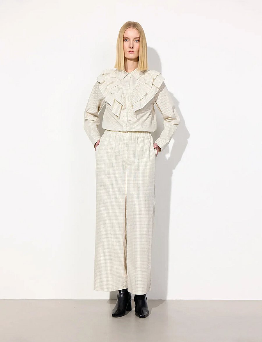 Hunkøn - Luca Shirt - chemises à manches longues - cream - 4