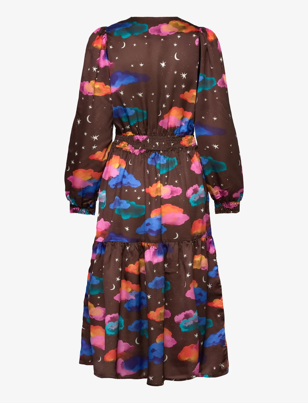 Hunkøn - Sonja Dress - midimekot - cocoa sky art print - 2