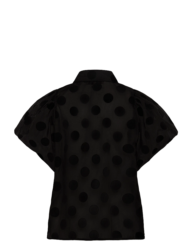 Hunkøn - Bobby Shirt - kurzämlige blusen - black w/dots - 2