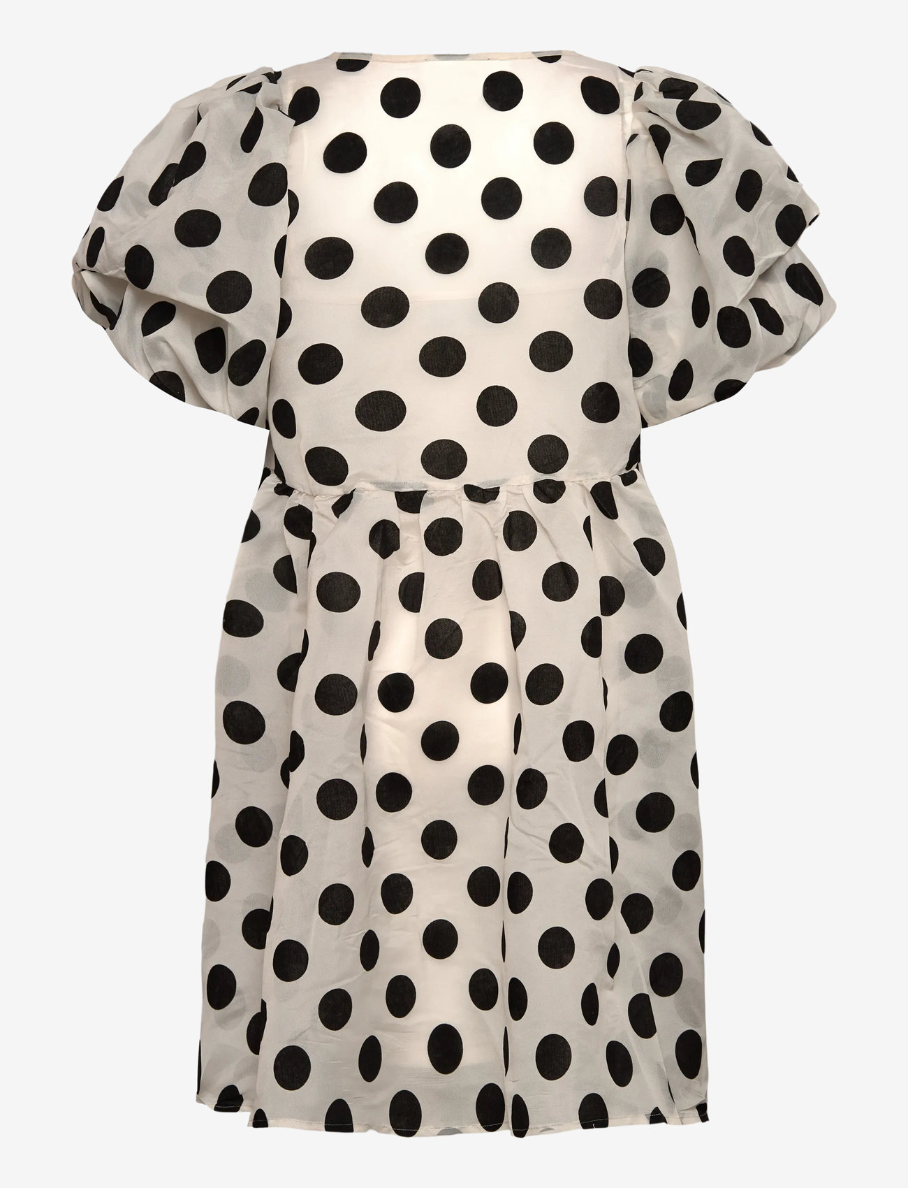 Hunkøn - Bobby Dress - midiklänningar - white w/ dots - 2