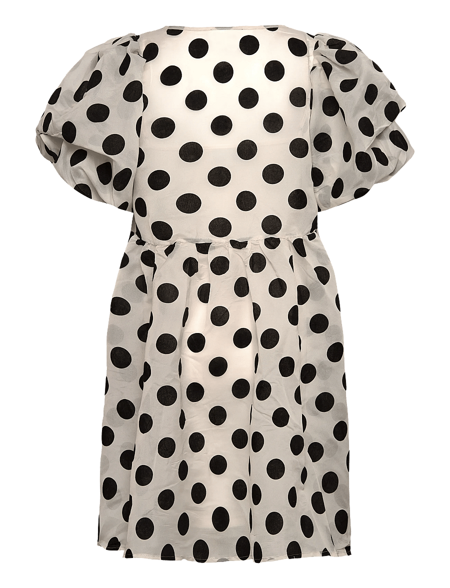 Hunkøn - Bobby Dress - midikleider - white w/ dots - 2