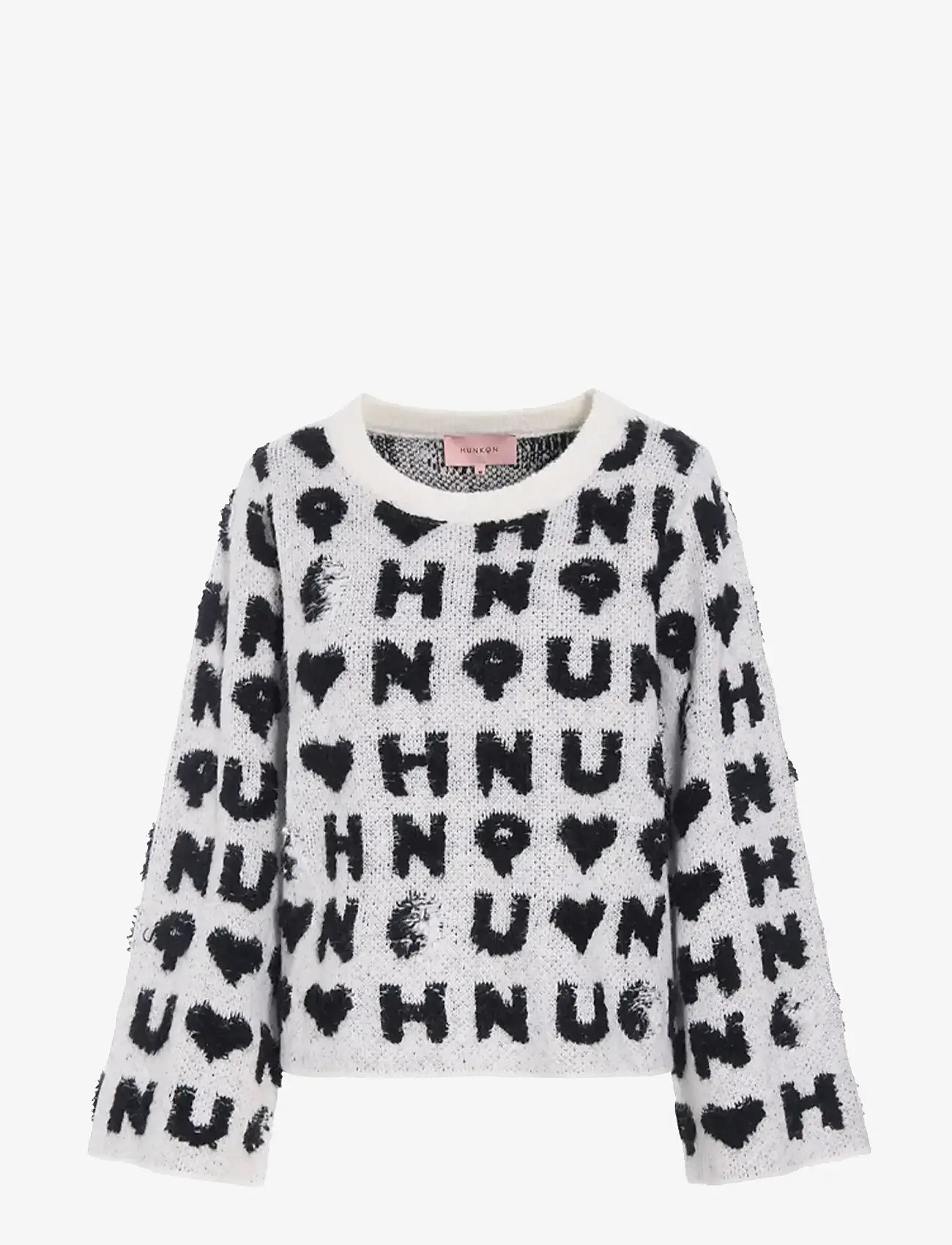 Hunkøn - Jenny Knit Blouse - stickade tröjor - white - 1