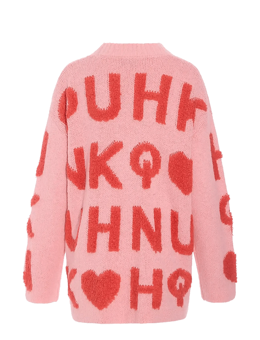Hunkøn - Jenny Knit Cardigan - strickjacken - pink - 2