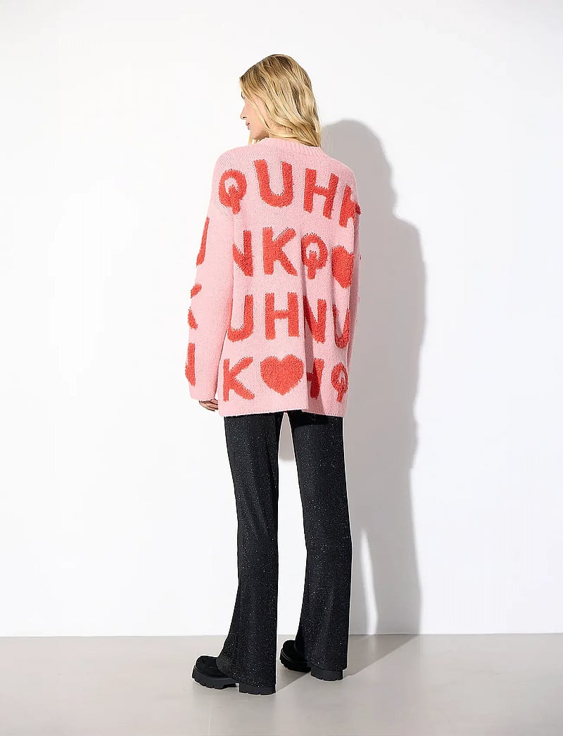 Hunkøn - Jenny Knit Cardigan - kardiganid - pink - 4