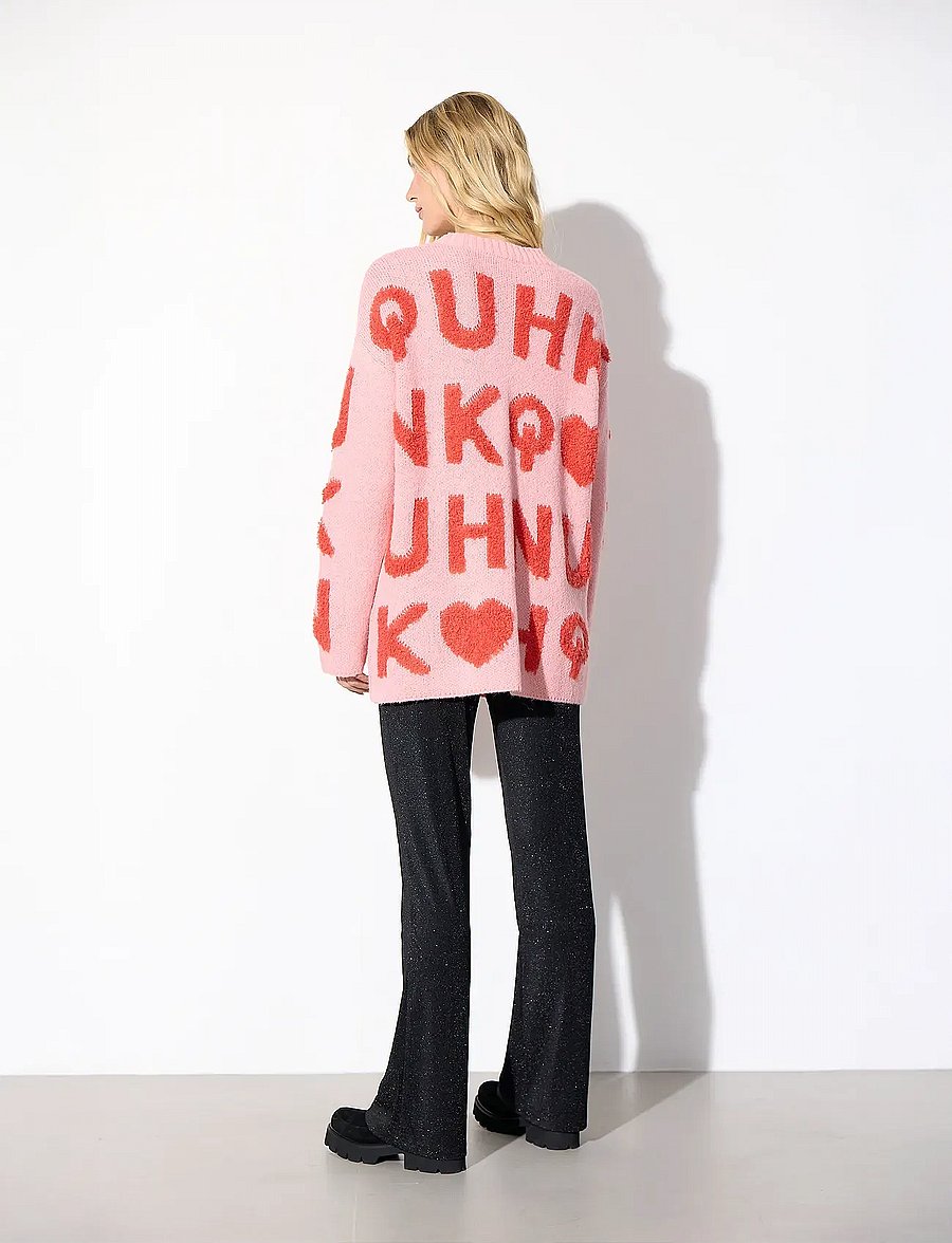 Hunkøn - Jenny Knit Cardigan - strickjacken - pink - 4