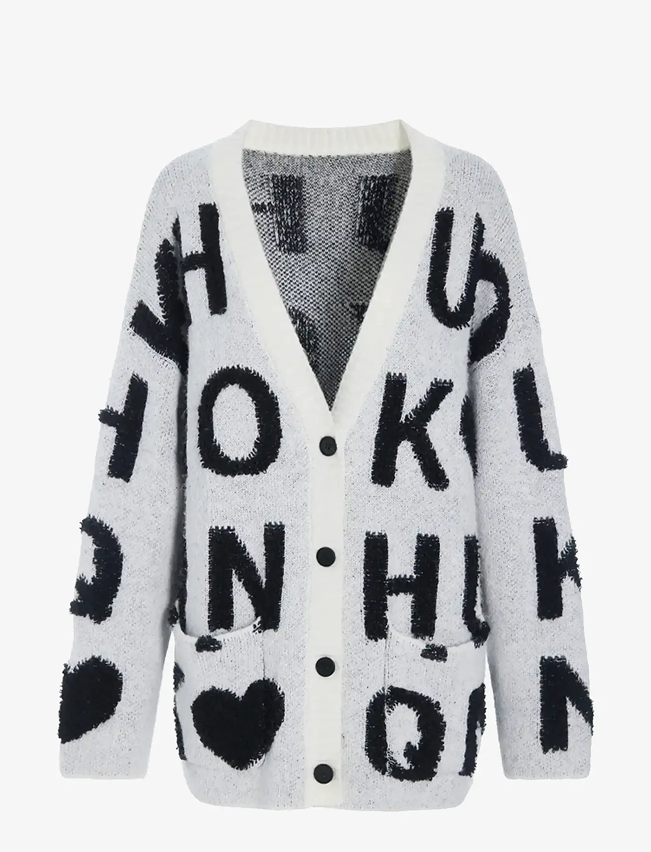 Hunkøn - Jenny Knit Cardigan - kardiganid - white - 1