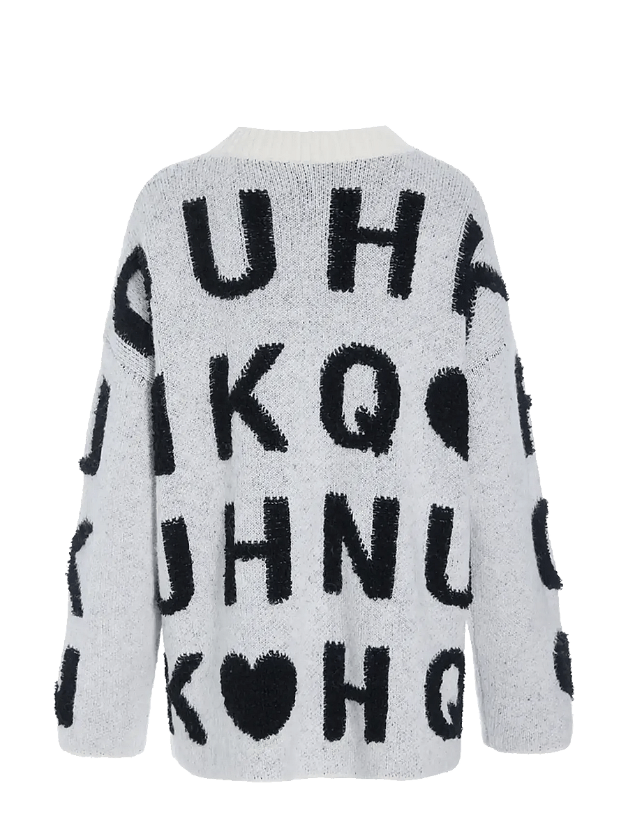 Hunkøn - Jenny Knit Cardigan - cardigans - white - 2