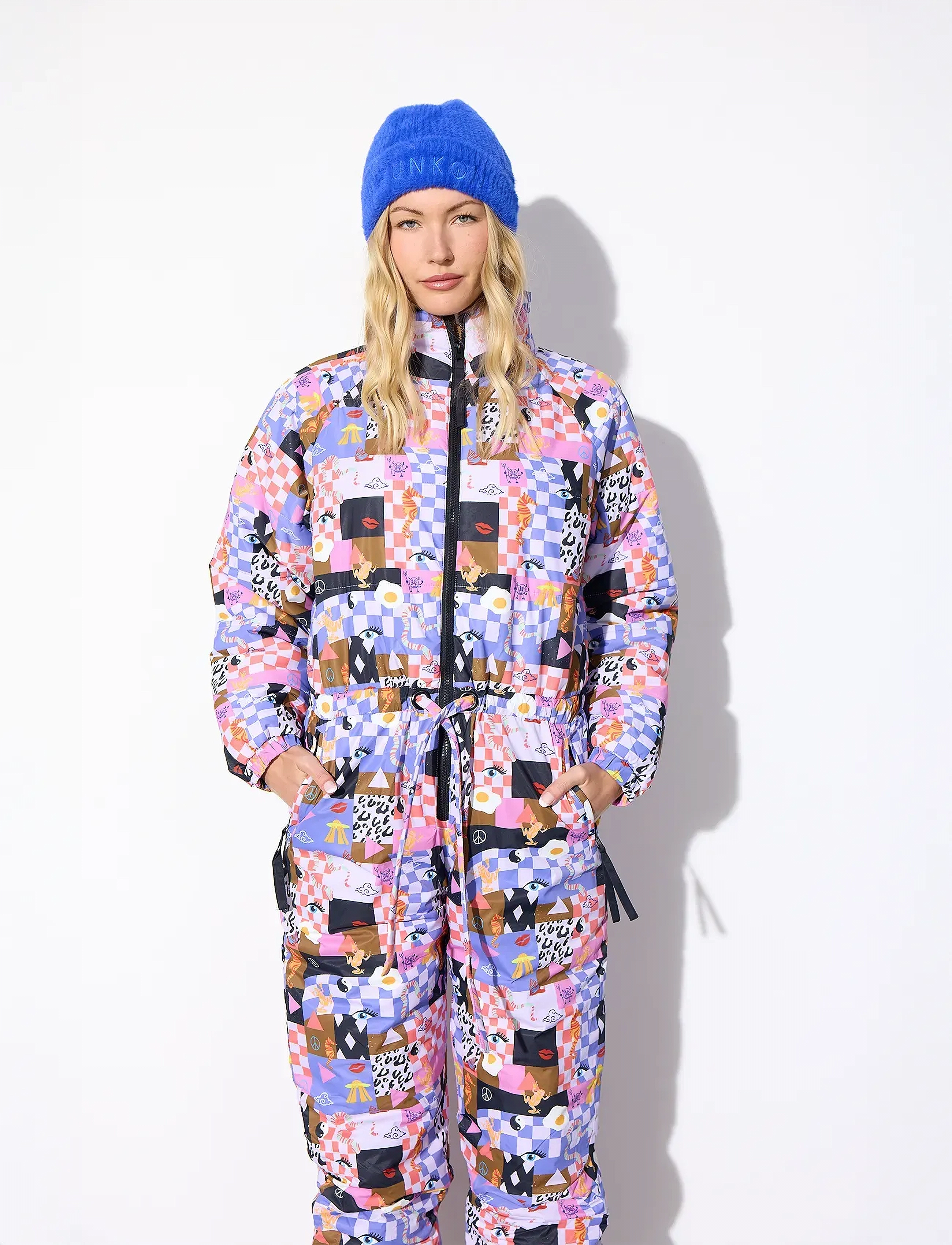 Hunkøn - Roxanna Snowsuit - ulkovaatteet - multiverse art print - 2