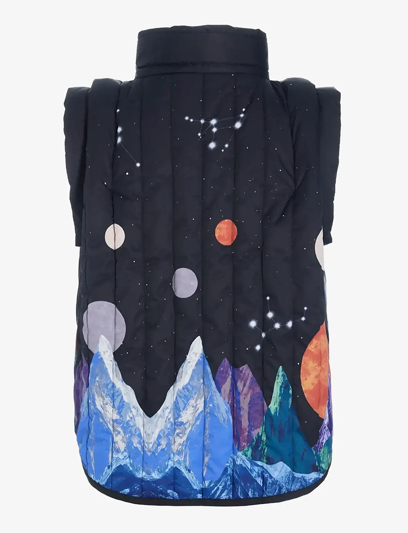 Hunkøn - Justice Short vest - höstjackor - outer space art print - 3