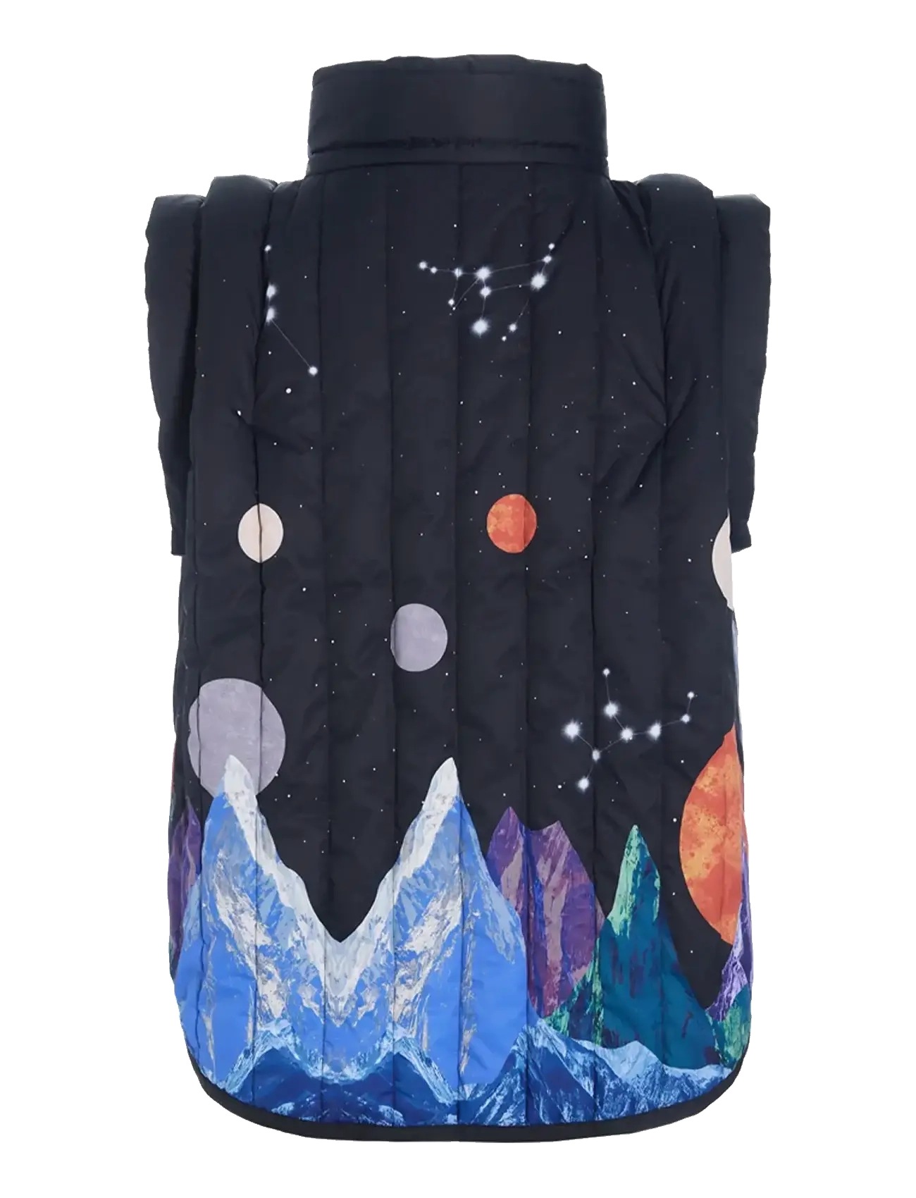 Hunkøn - Justice Short vest - vårjackor - outer space art print - 3