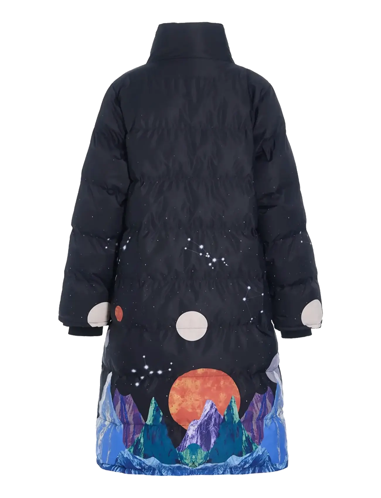 Hunkøn - Justice Jacket - wyściełane kurtki - outer space art print - 2