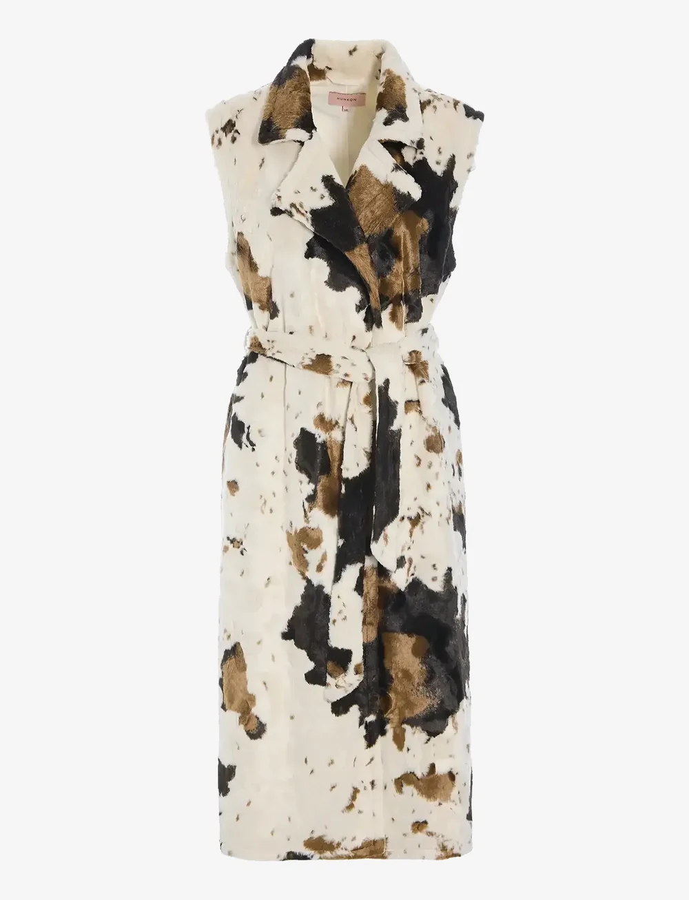 Hunkøn - Valentina Vest - fuskpäls - cow - 1