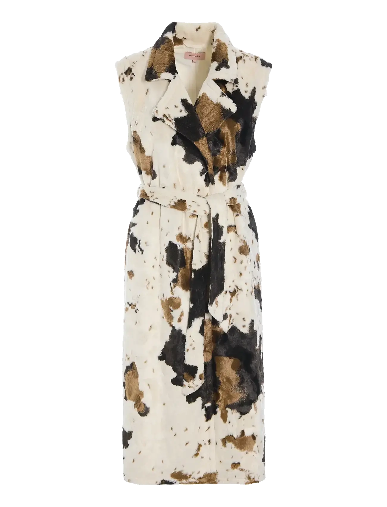Hunkøn Valentina Vest - Kunstpelz - COW / beige