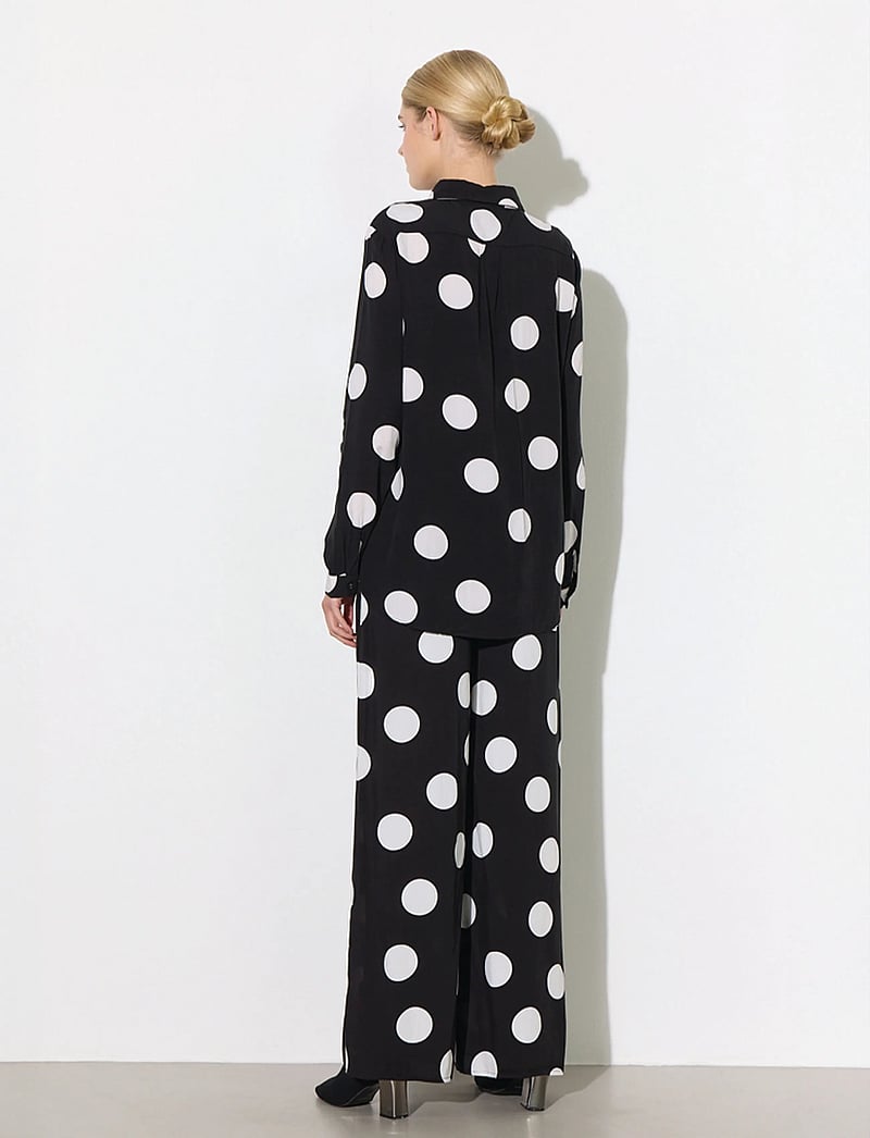 Hunkøn - Vicky Shirt - långärmade skjortor - big dots - 3