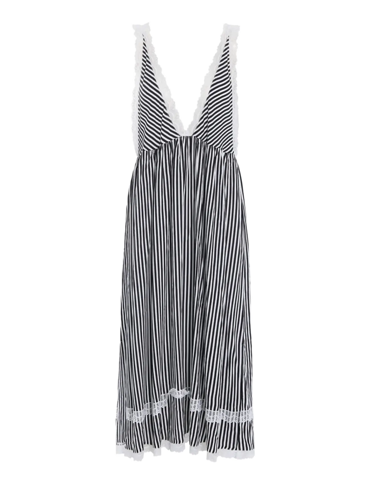 Hunkøn Vicky Dress - Kjoler - BLACK STRIPED / black