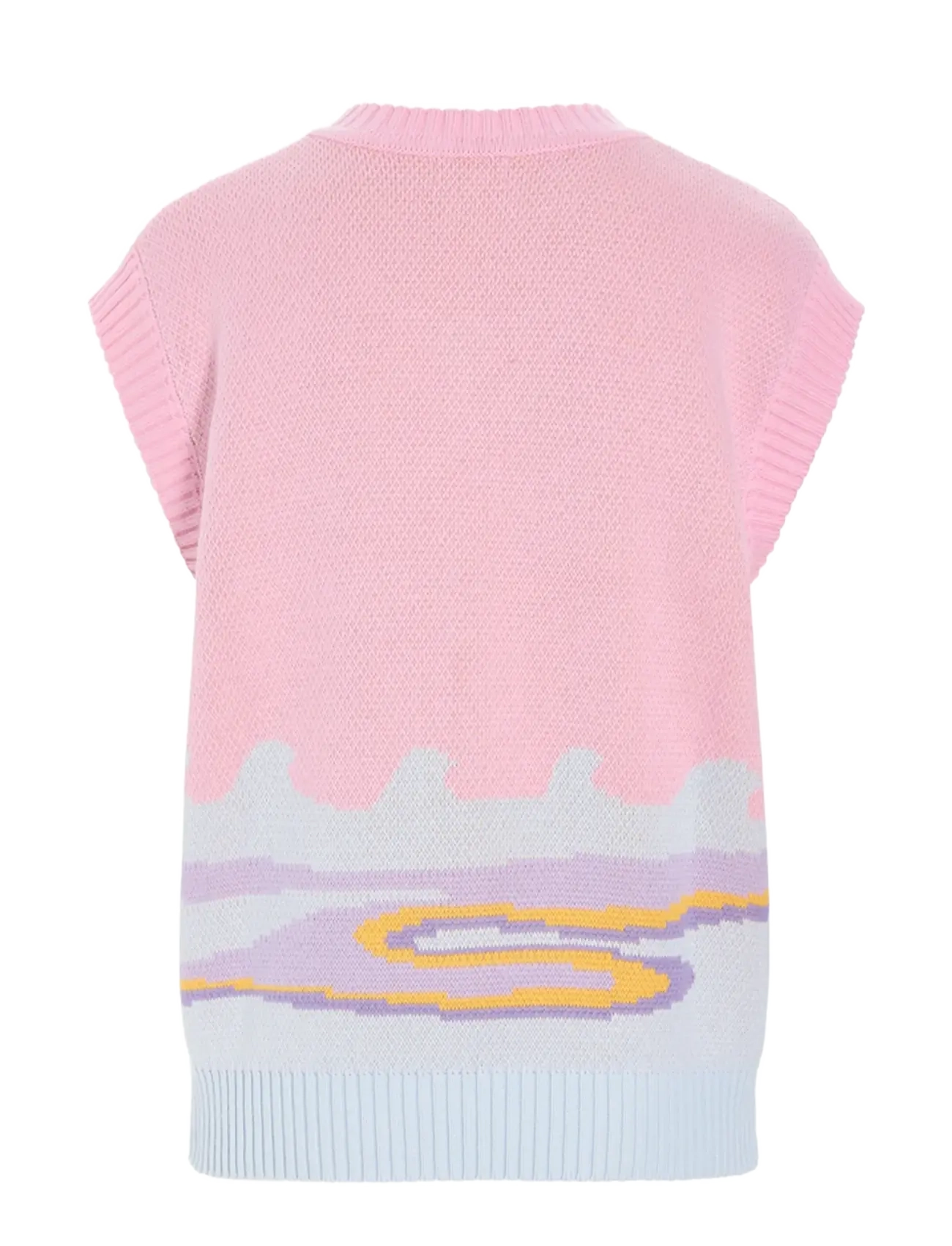 Hunkøn - Bubbles Vest - kootud vestid - pink sea - 2