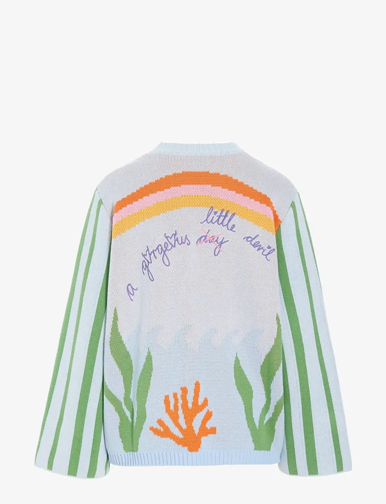 Hunkøn - Bubbles Cardigan - koftor - blue sea - 2