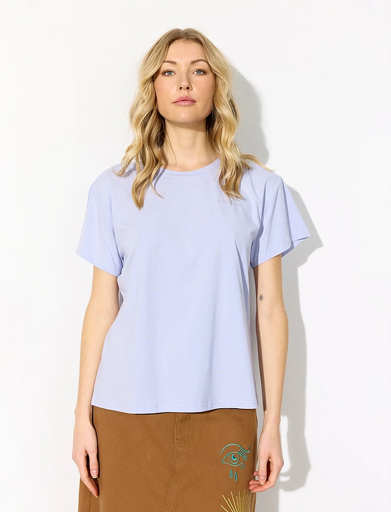 Hunkøn - Vibe T-shirt - t-shirts - blue - 0