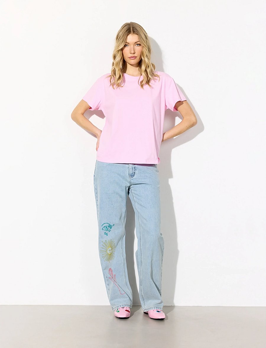 Hunkøn - Vibe T-shirt - t-shirts - rose - 3