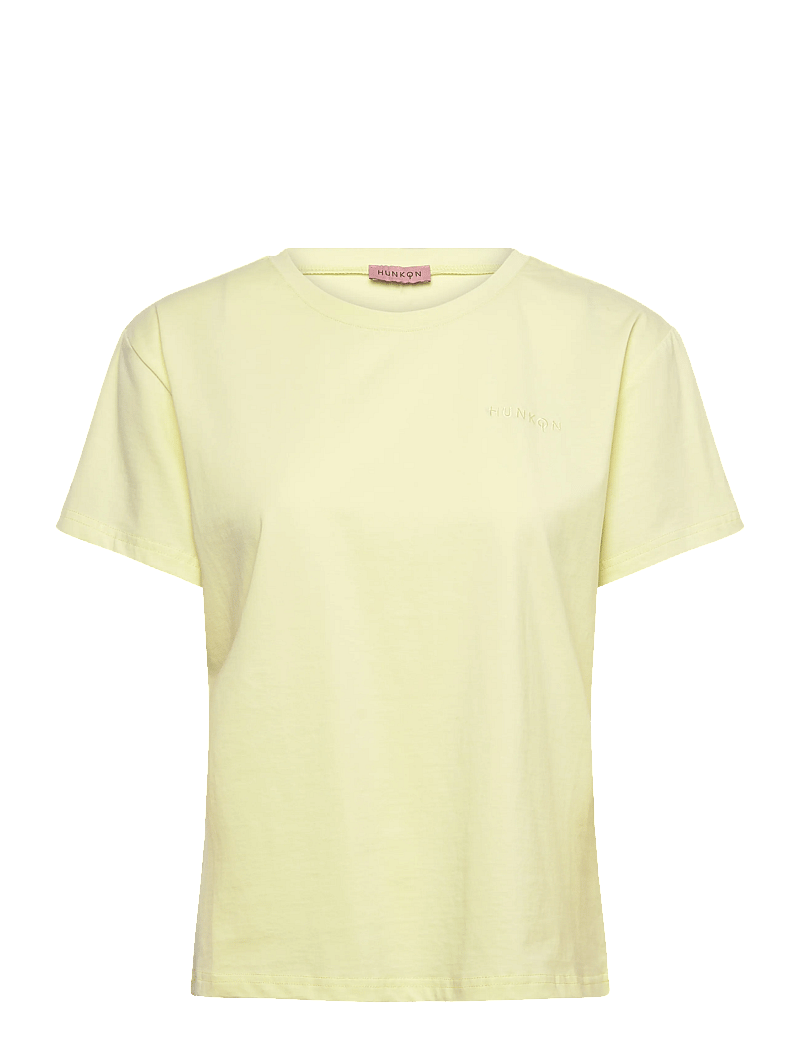 Hunkøn - Vibe T-shirt - t-shirts - yellow - 1