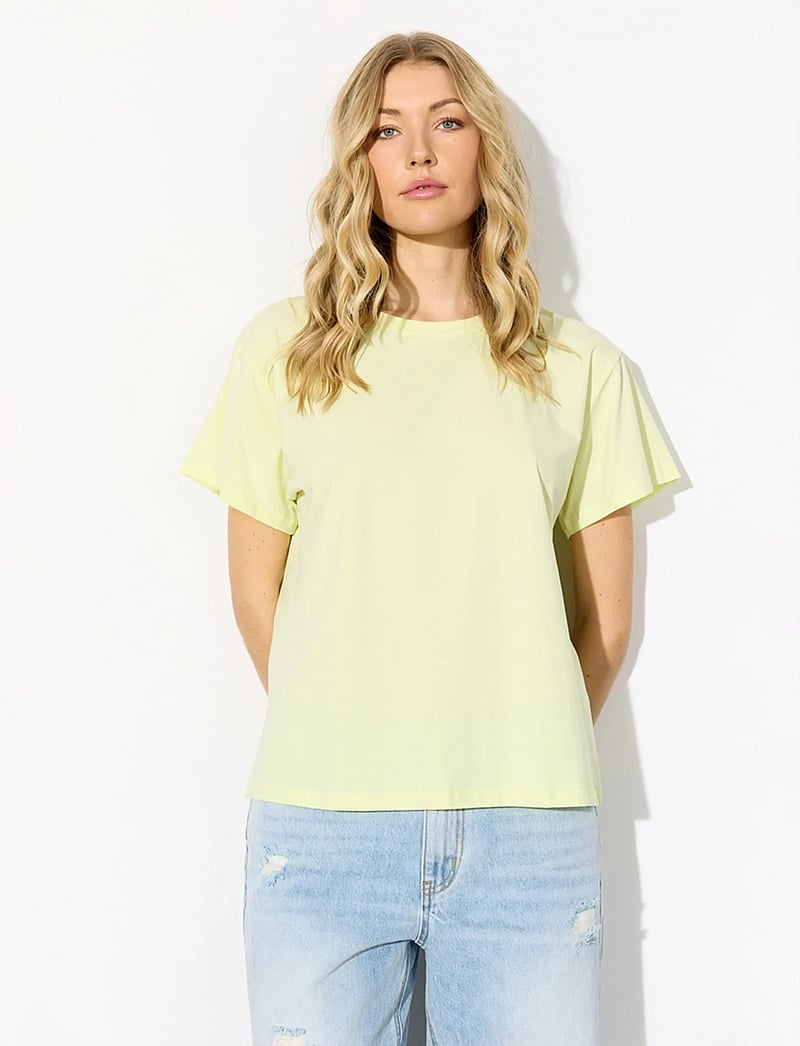 Hunkøn - Vibe T-shirt - t-shirts - yellow - 0