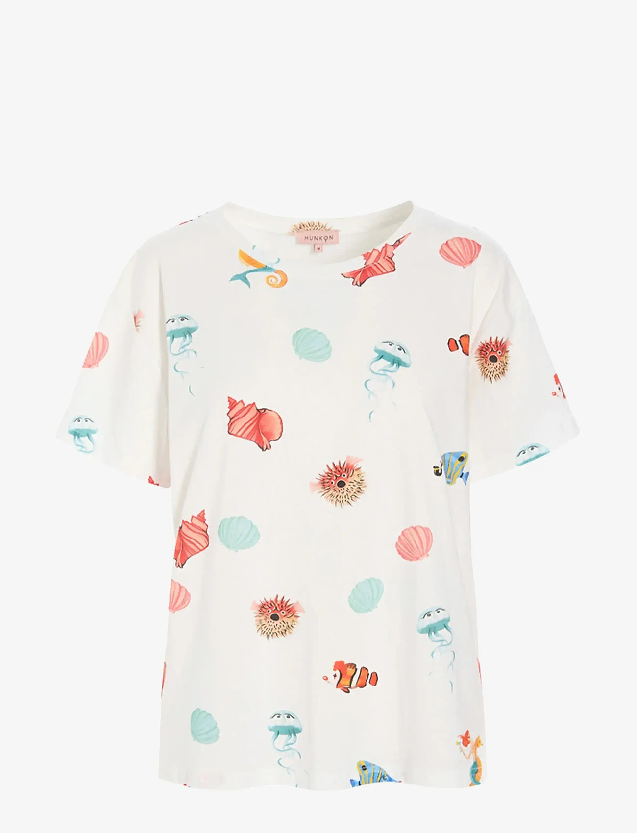 Hunkøn - Azura T-shirt - t-shirts - white ocean - 1