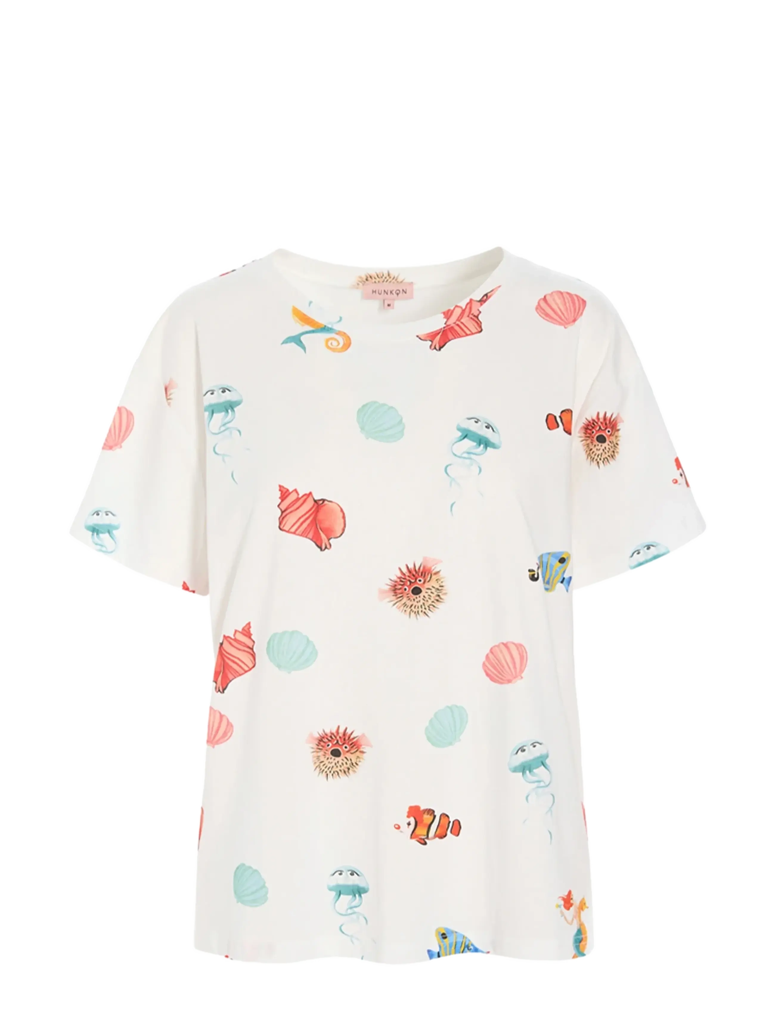 Hunkøn Azura T-shirt - Riided - WHITE OCEAN / white