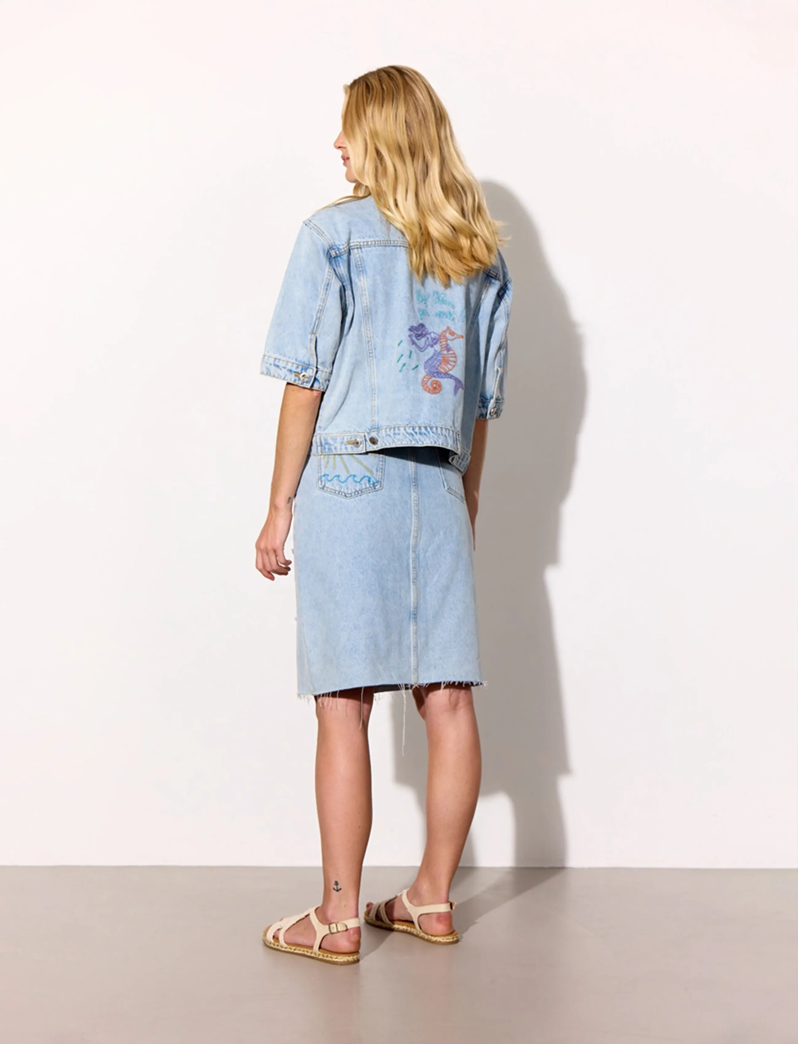 Hunkøn - Kenna Denim Jacket - frühlingsjacken - light denim - 5