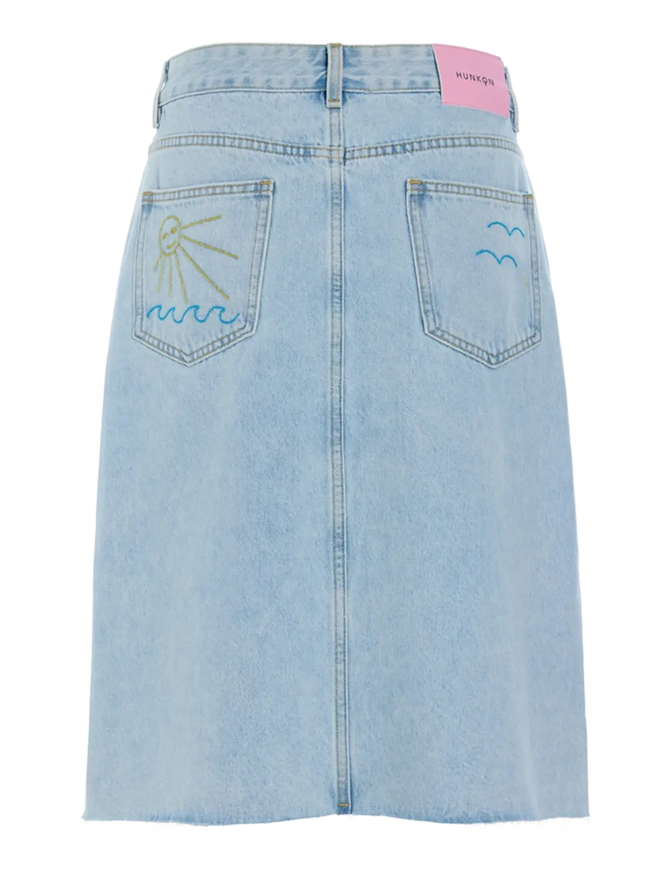 Hunkøn - Kenna Denim Skirt - jeansröcke - light denim - 2
