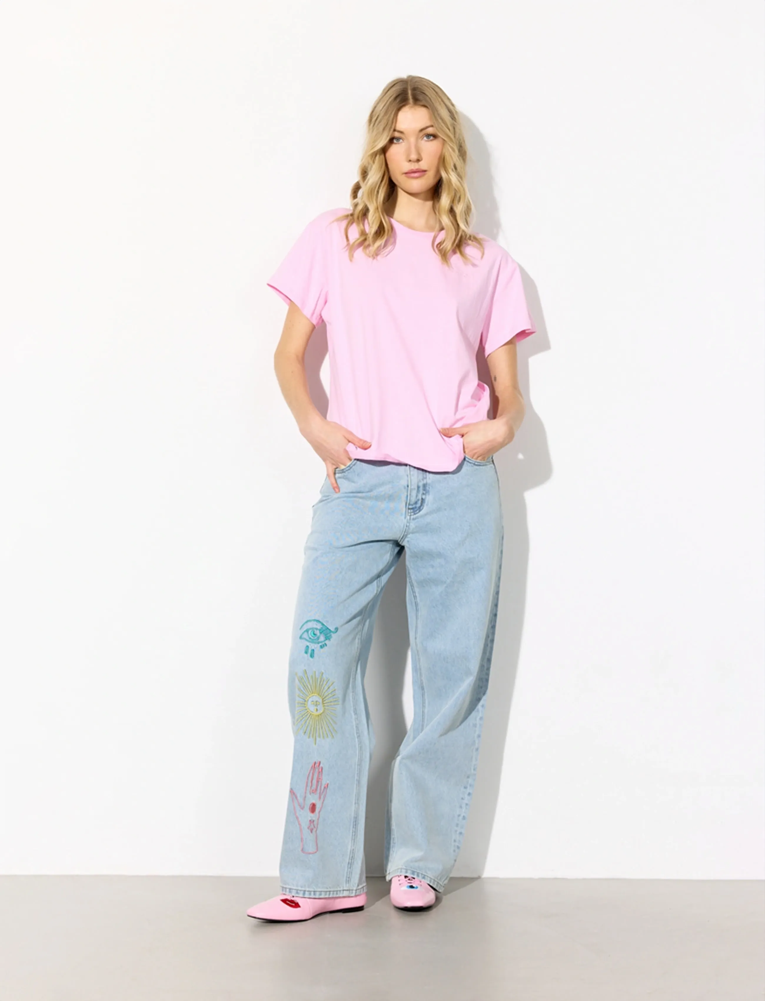 Hunkøn - Kenna Jeans - wide leg jeans - light denim - 3