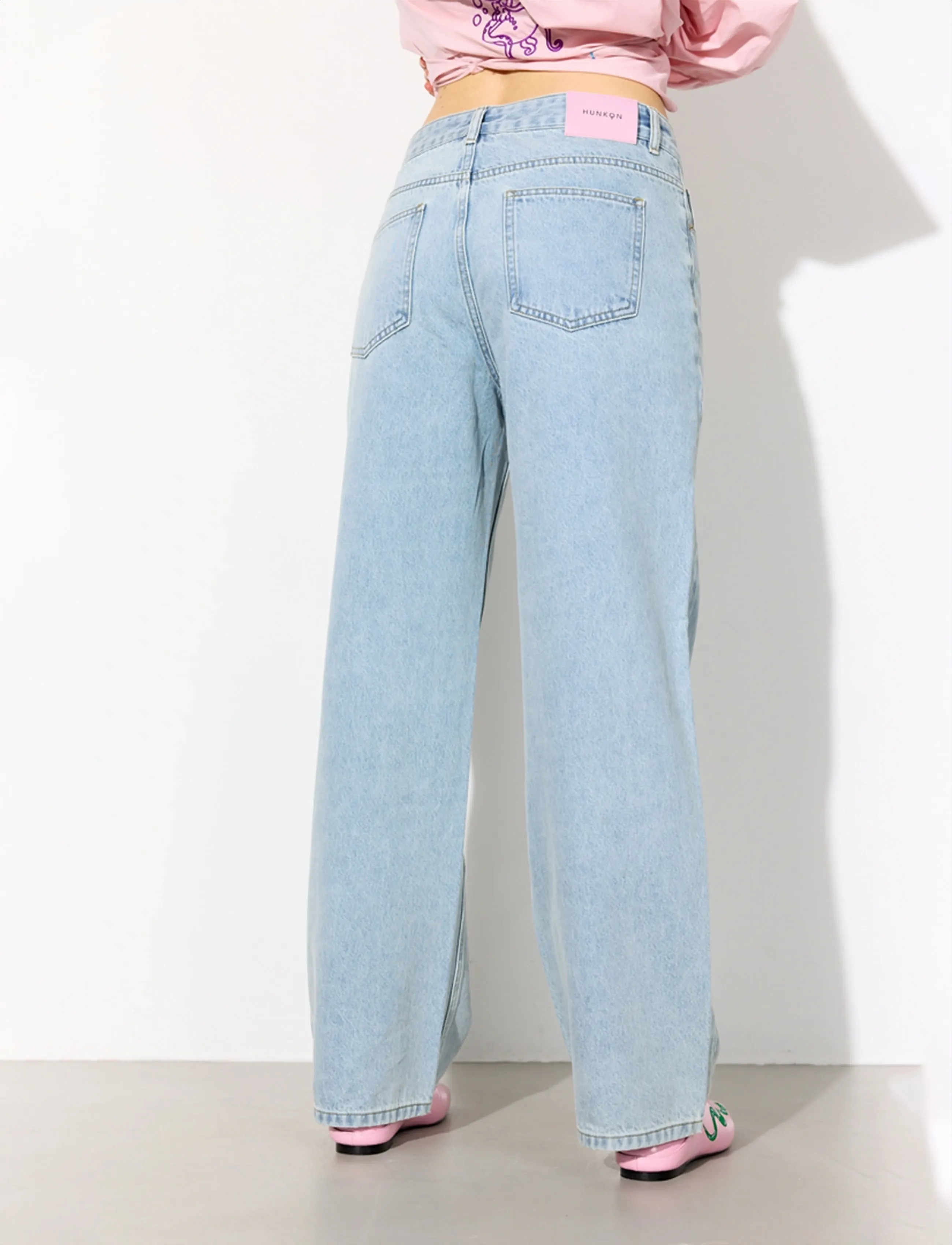 Hunkøn - Kenna Jeans - wide leg jeans - light denim - 4