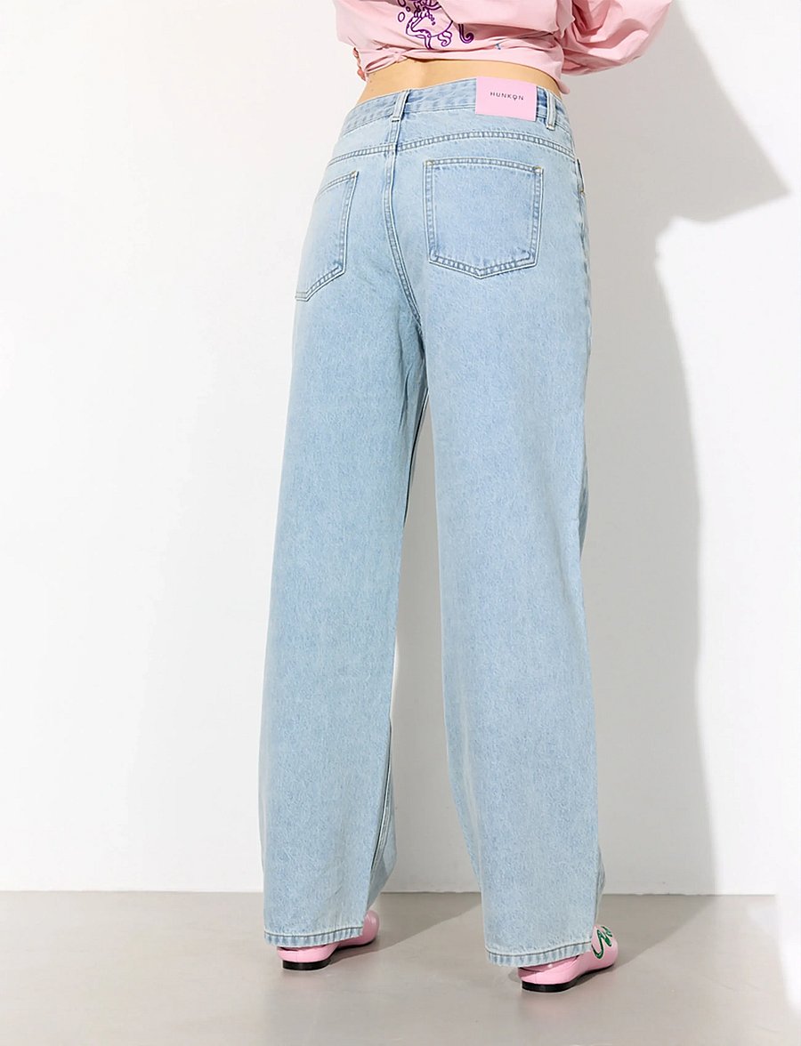 Hunkøn - Kenna Jeans - wide leg jeans - light denim - 4
