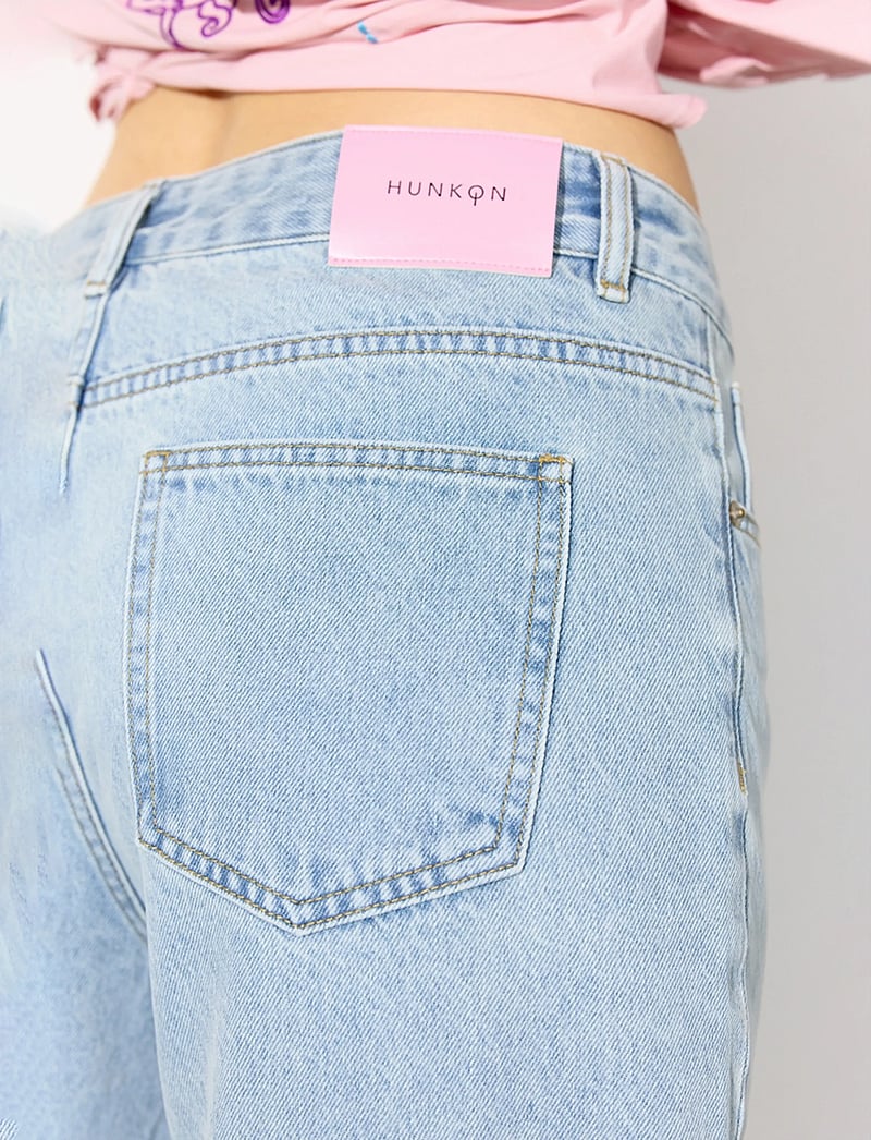 Hunkøn - Kenna Jeans - laia säärega teksad - light denim - 5