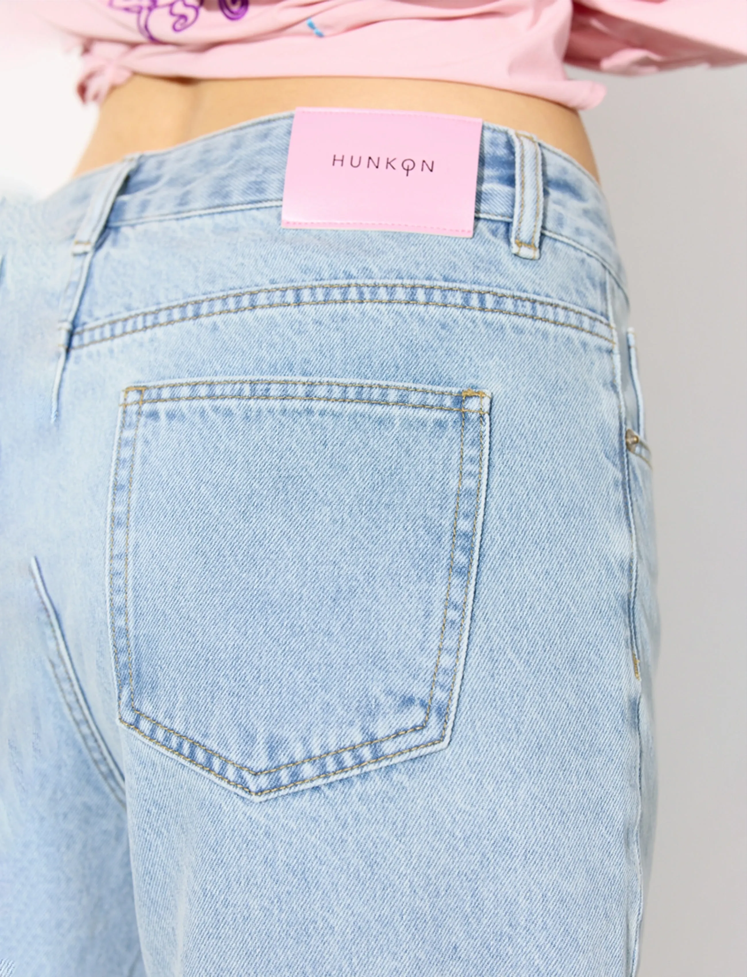 Hunkøn - Kenna Jeans - wide leg jeans - light denim - 5