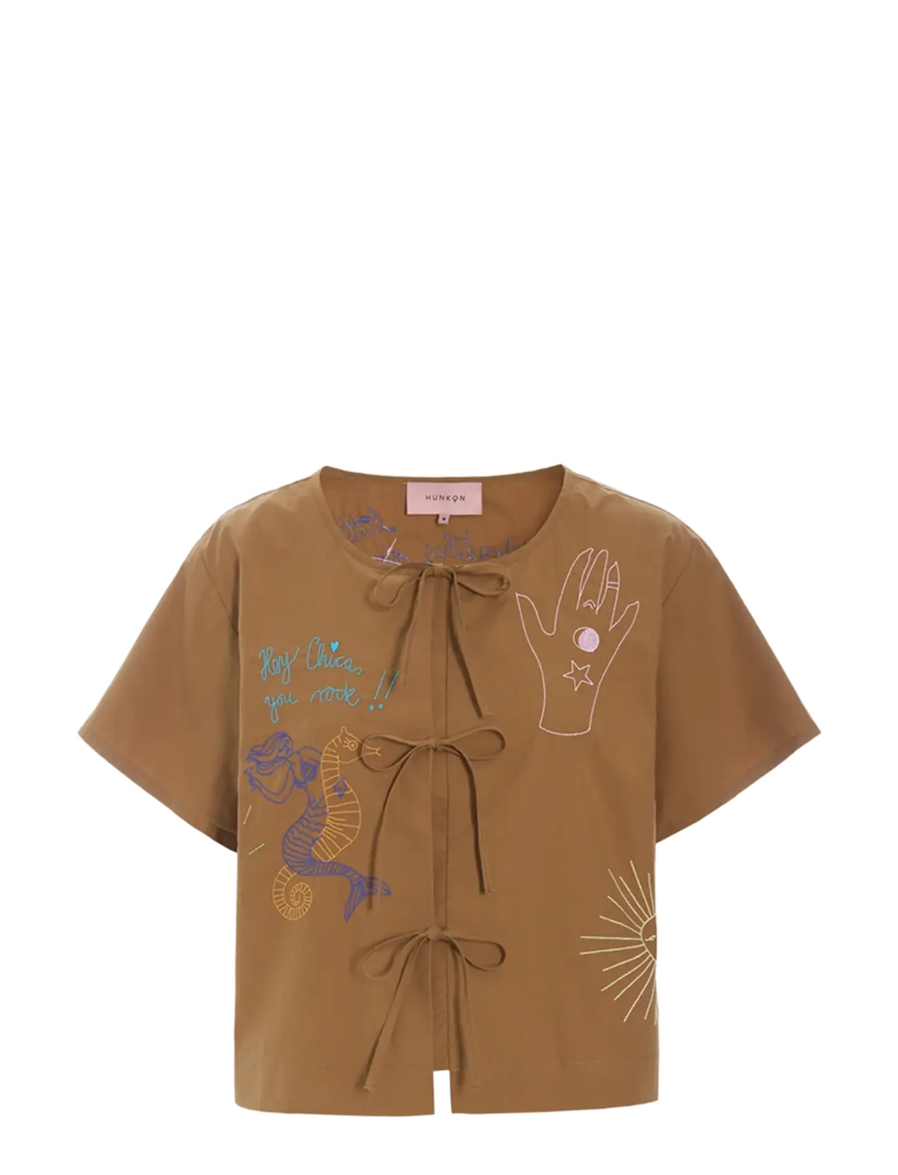 Hunkøn Nima Shirt - Bluser & Skjorter - CARAMEL / brown