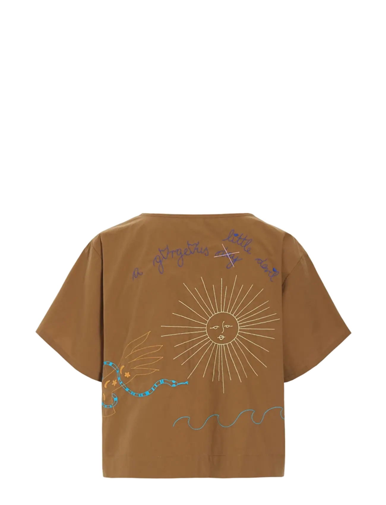 Hunkøn - Nima Shirt - lühikeste varrukatega särgid - caramel - 2