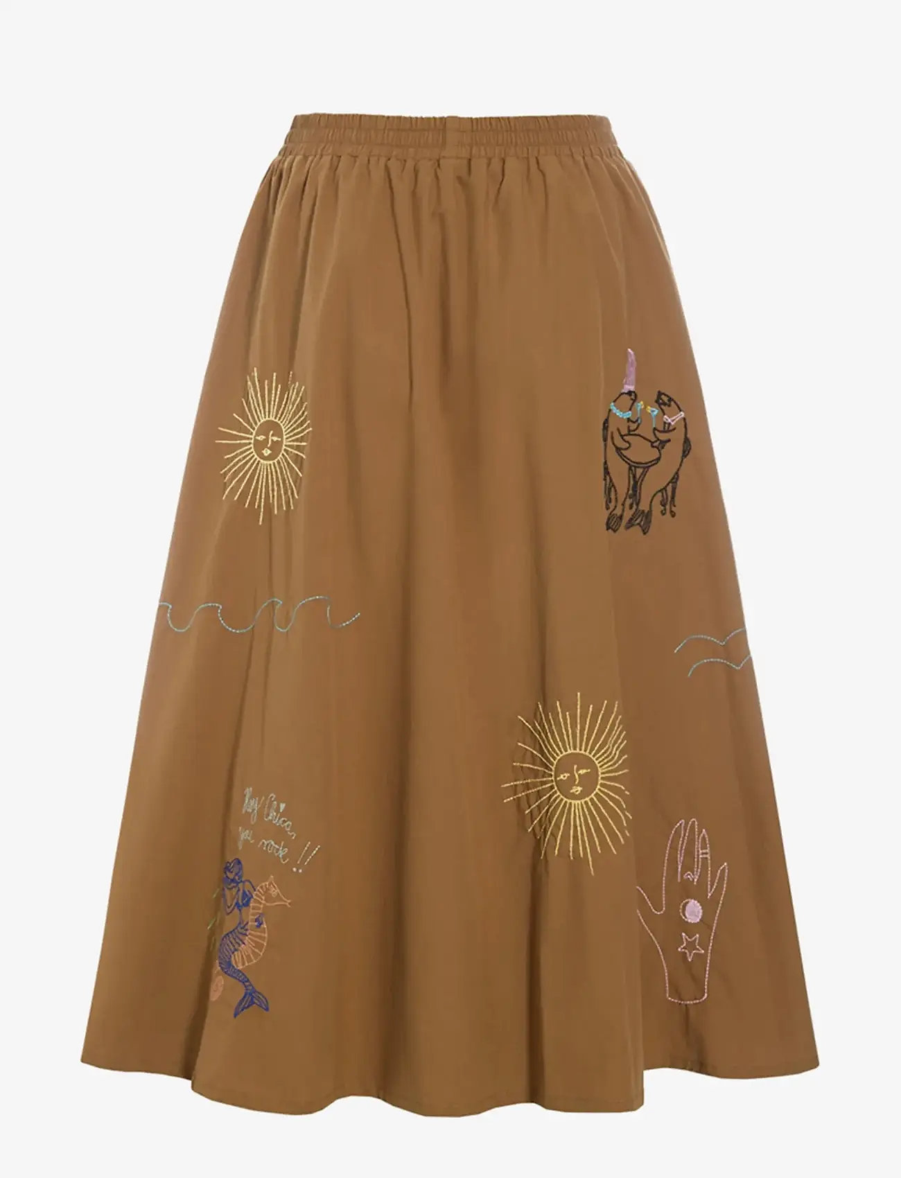 Hunkøn - Nima Skirt - midi nederdele - caramel - 2