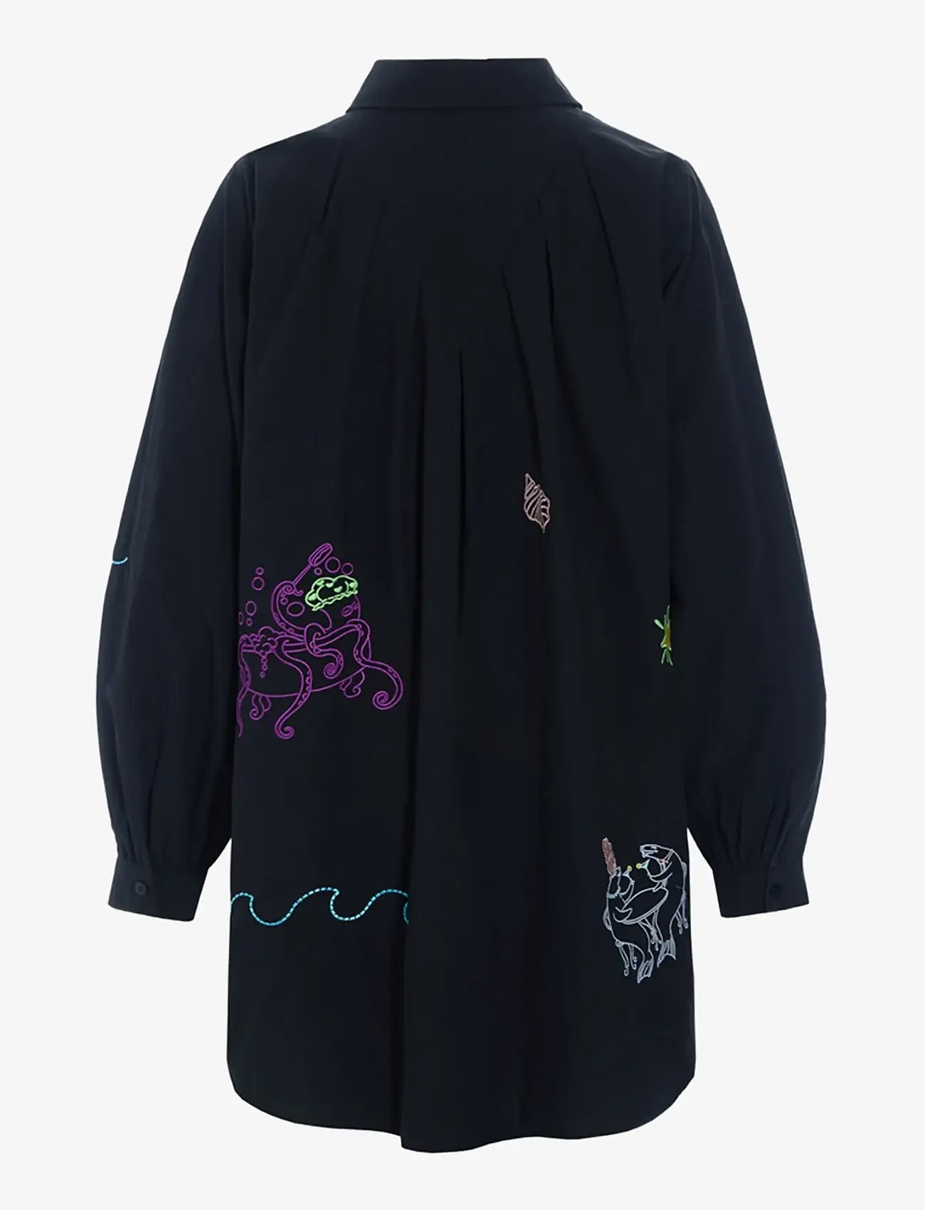 Hunkøn - Sasha Shirt - långärmade skjortor - black - 2