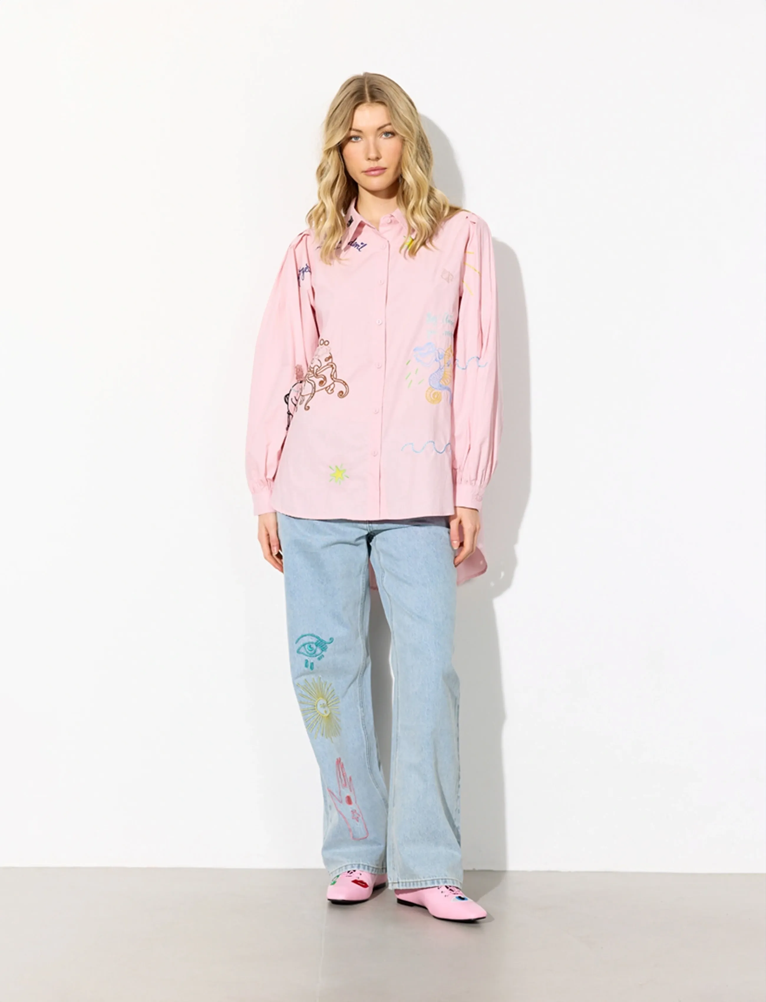 Hunkøn - Sasha Shirt - langärmlige hemden - rose - 4