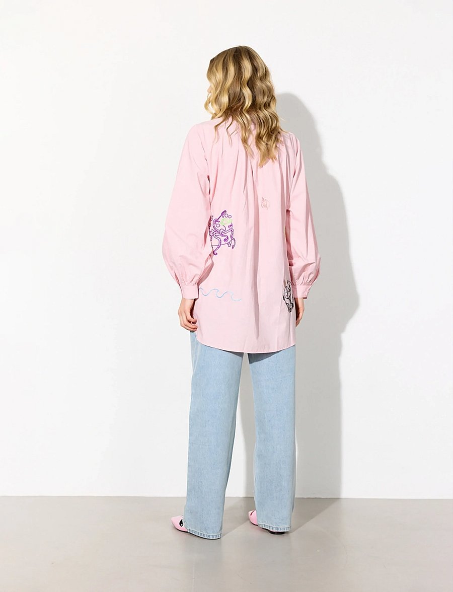 Hunkøn - Sasha Shirt - langærmede skjorter - rose - 5