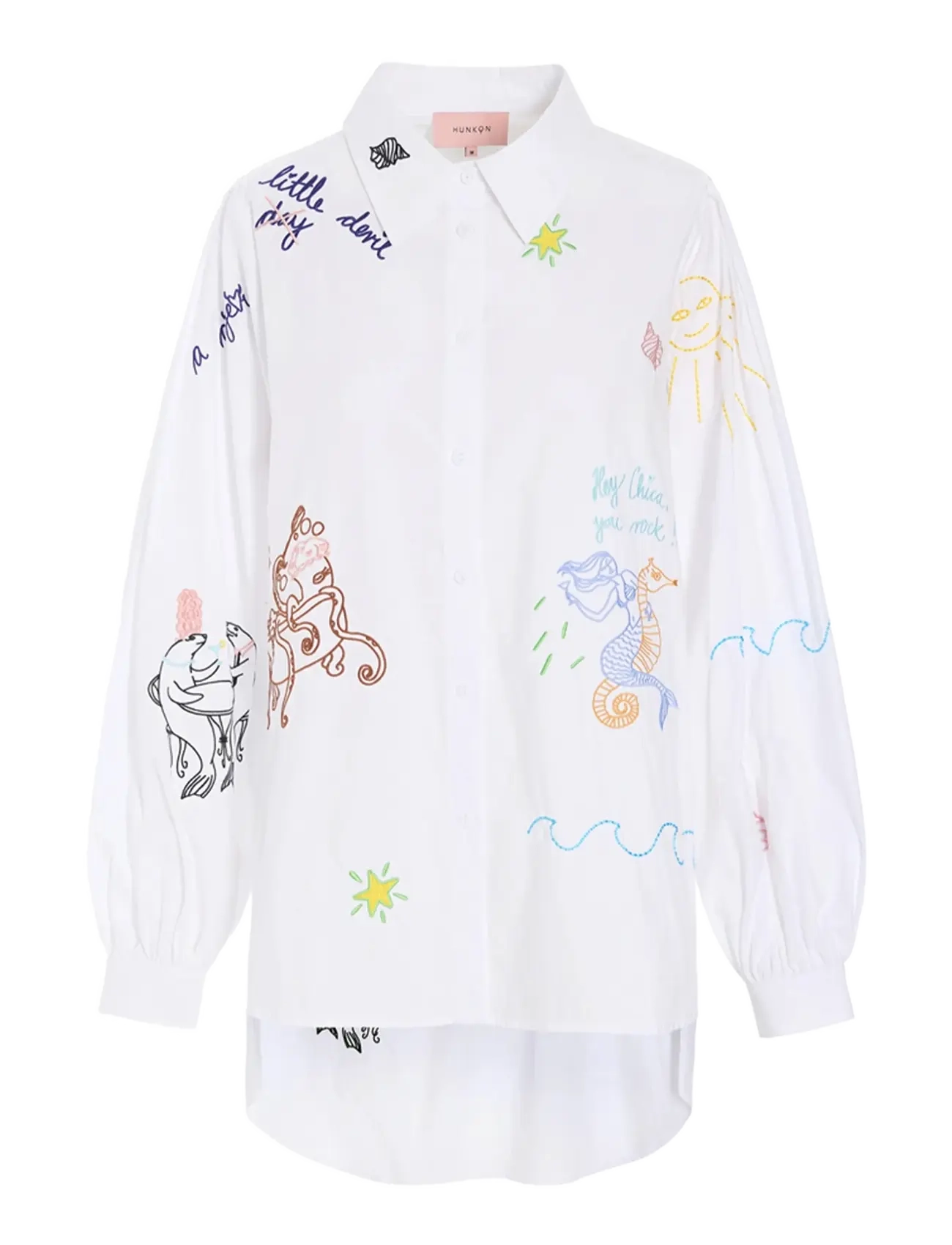 Hunkøn Sasha Shirt - Bluser & Skjorter - WHITE / white