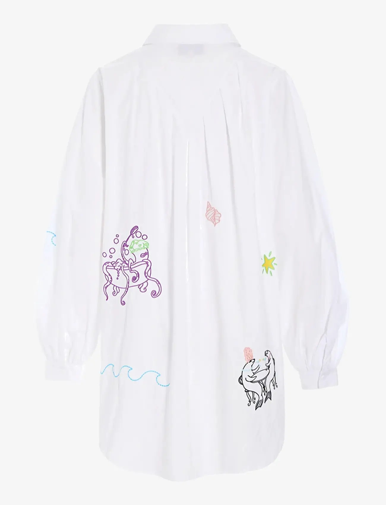 Hunkøn - Sasha Shirt - pikkade varrukatega särgid - white - 2