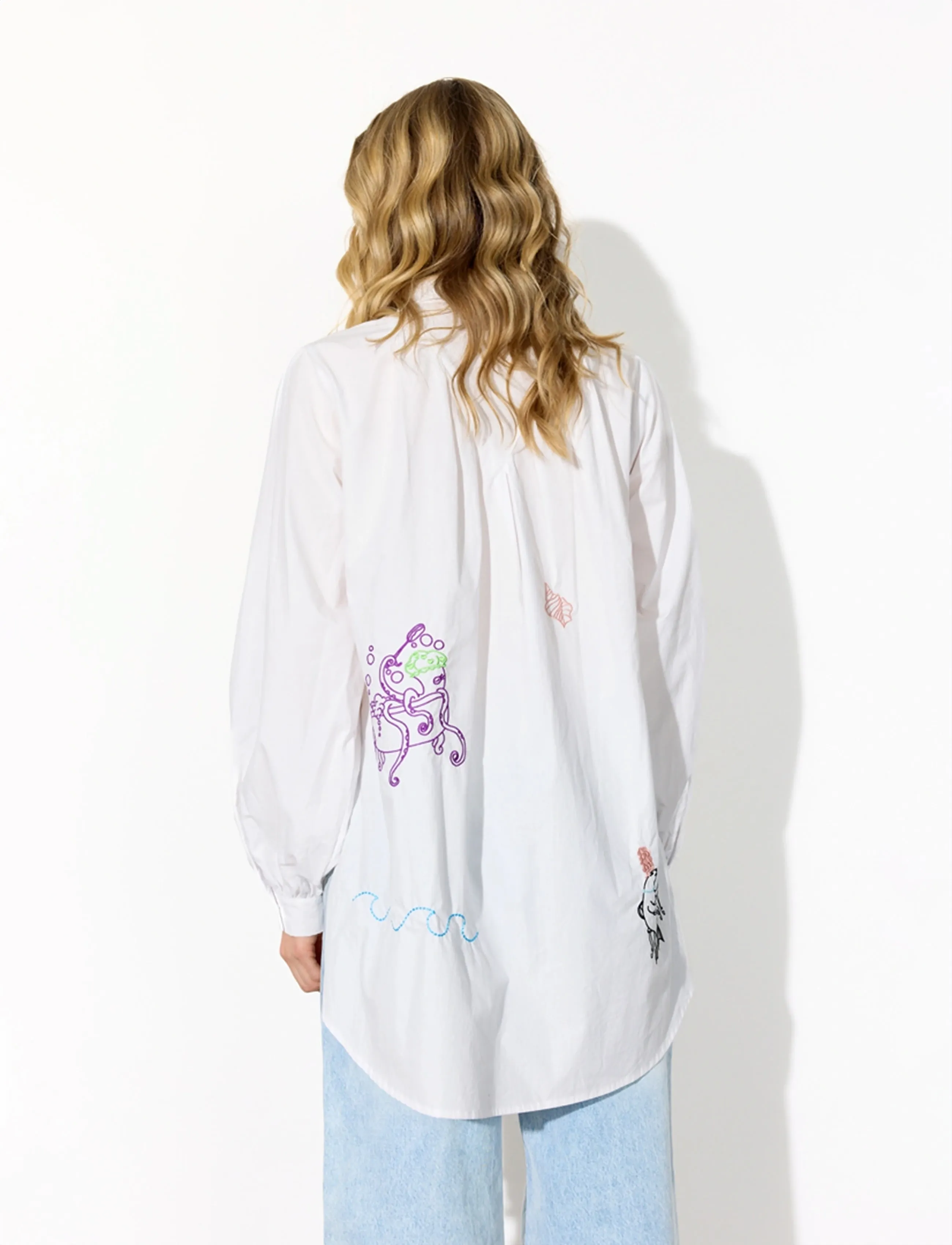 Hunkøn - Sasha Shirt - langärmlige hemden - white - 5