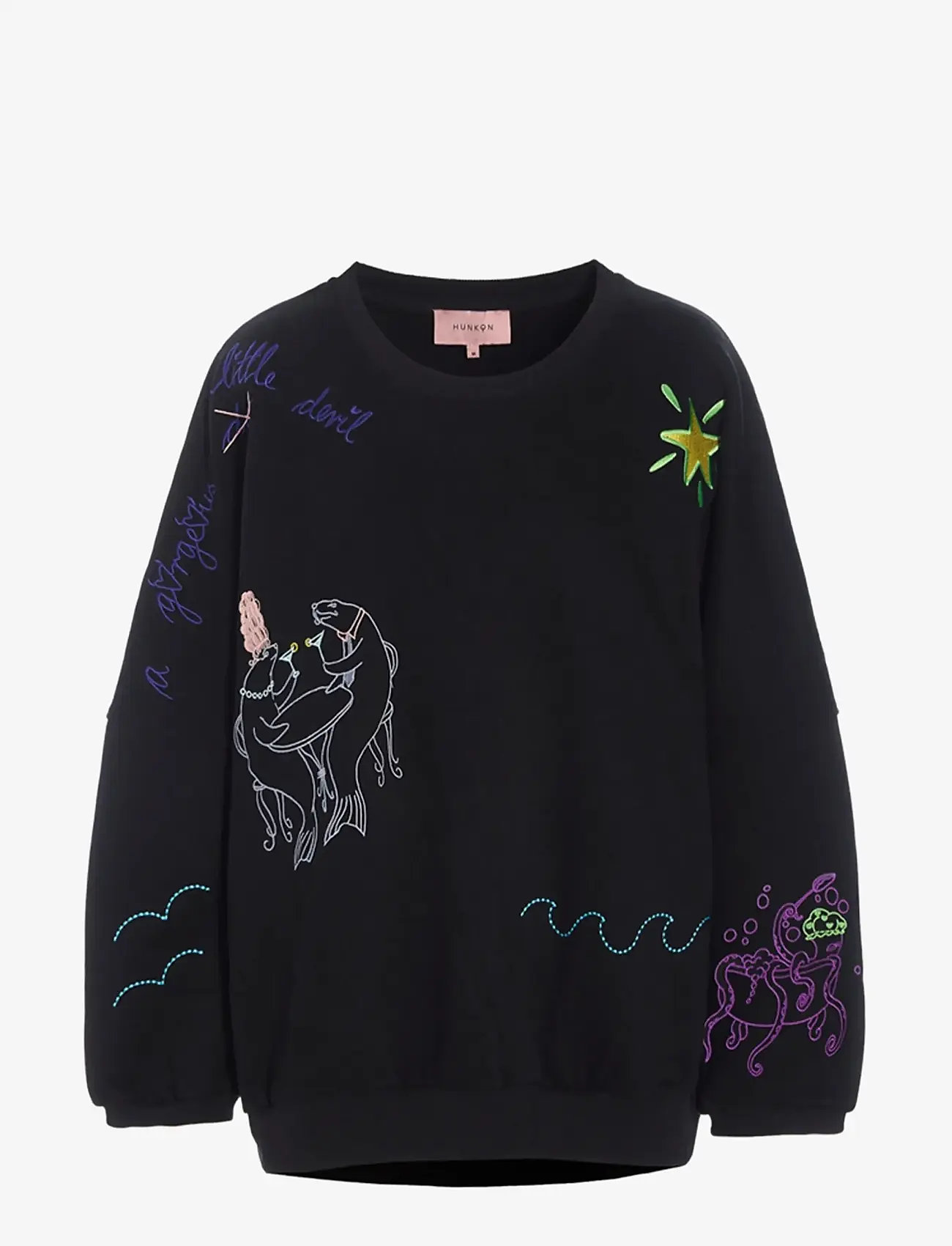Hunkøn - Eva Sweatshirt - alltags-style - black - 1