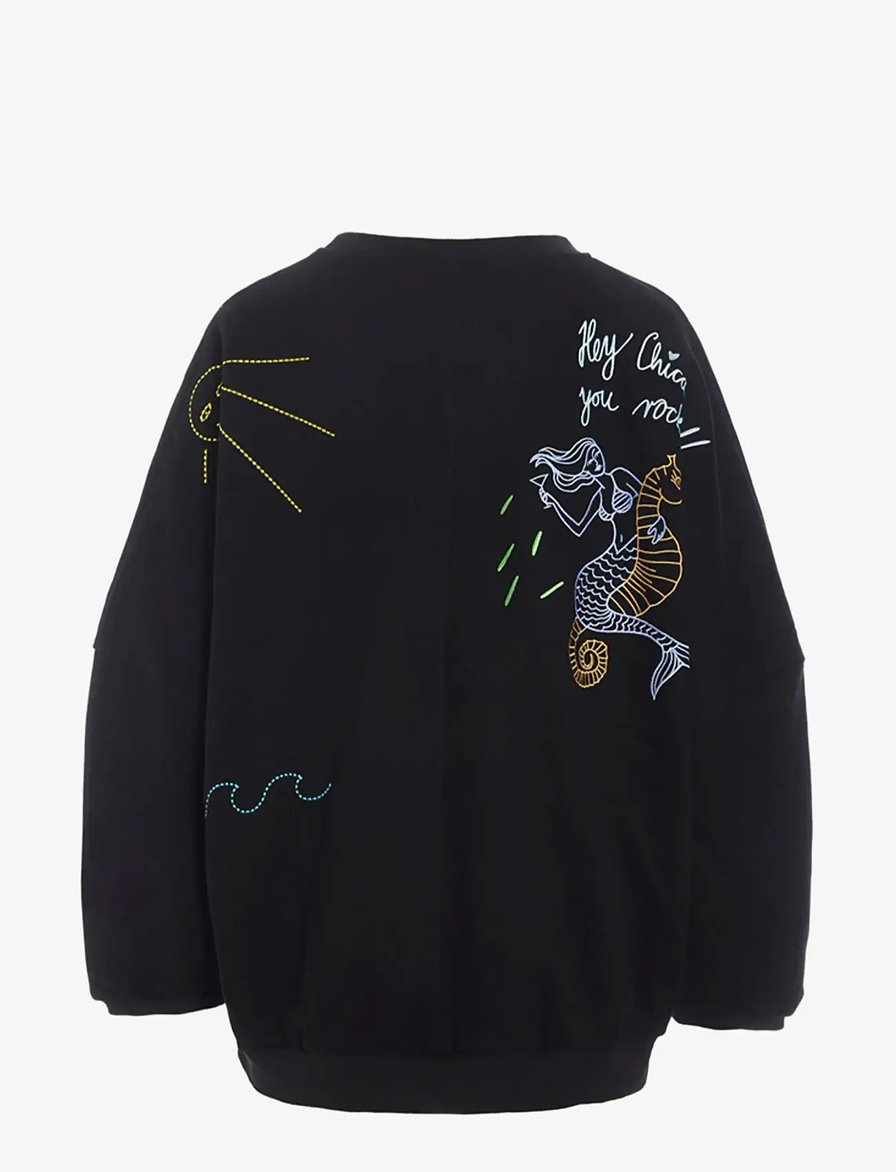 Hunkøn - Eva Sweatshirt - alltags-style - black - 2